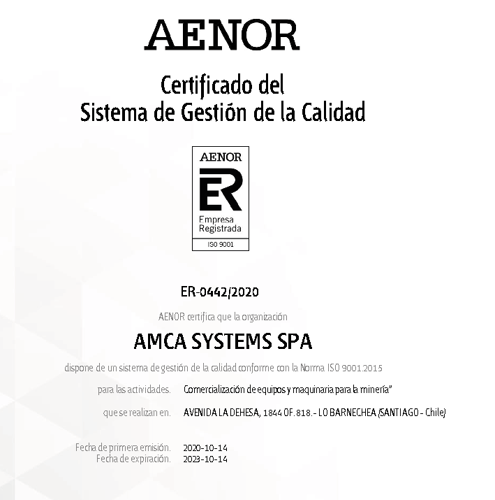AEONOR Certification